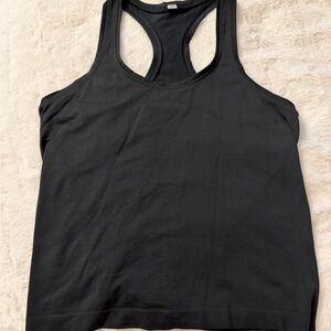Lululemon Black Racerback Tank Top Size 10 / 12